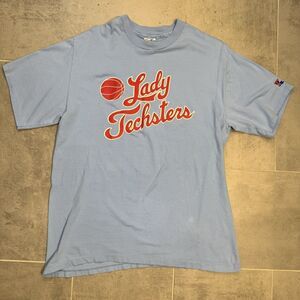 Vintage Lady Techsters Louisiana Tech Baby Blue Single Stitch T-Shirt - XL